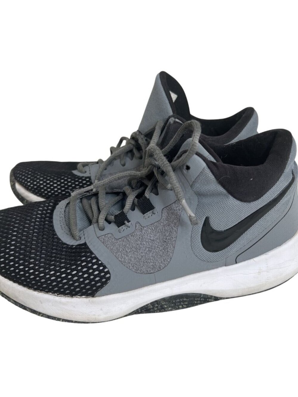 Nike Air Precision II Gray & Black Mens Basketball Shoes Size 9.5 - Picture 6 of 9